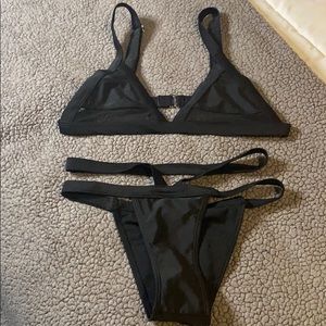 Mesh black bikini